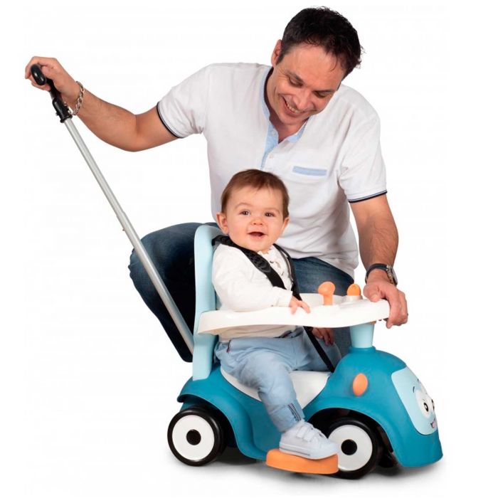 Машинка-каталка Smoby Маестро 3 в 1 з ручкою та звуком