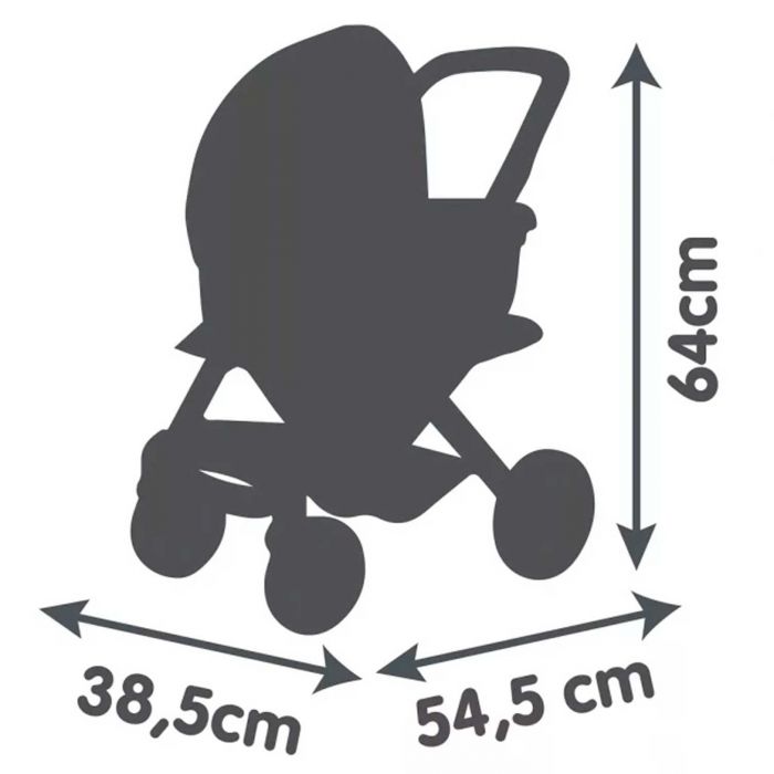 Коляска для ляльок Smoby Maxi-Cosi 3в1 Рожева перлина