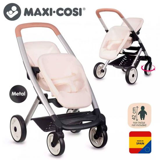 Коляска для 2-х кукол Smoby Maxi-Cosi Айвори