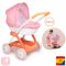 Коляска для ляльок Smoby Baby Nurse Теракотова пудра люлька з кошиком