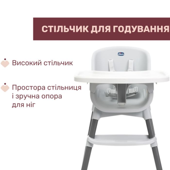 Стульчик для кормления Chicco Polly Zest