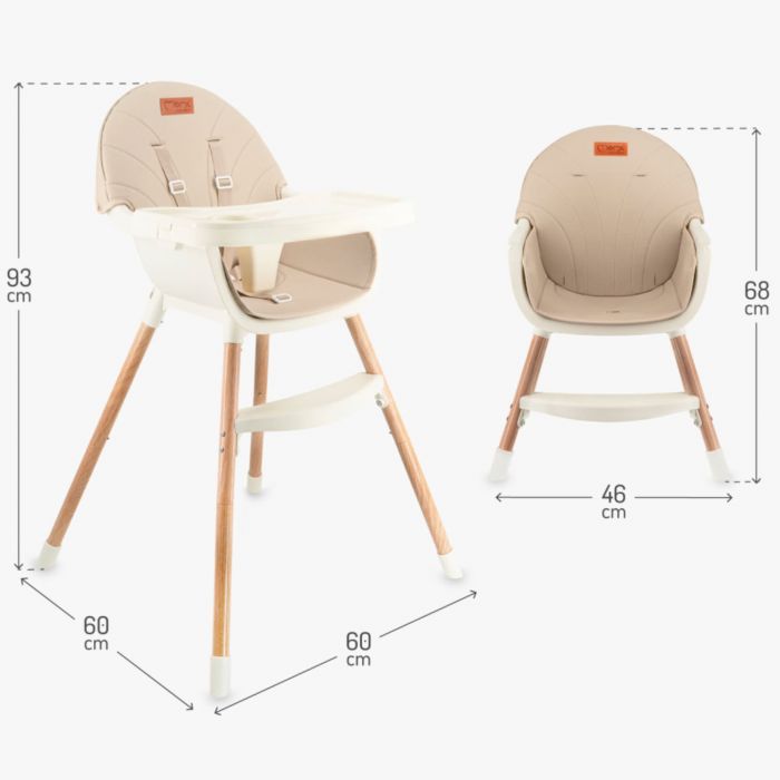 Стульчик для кормления MoMi Reki 2в1