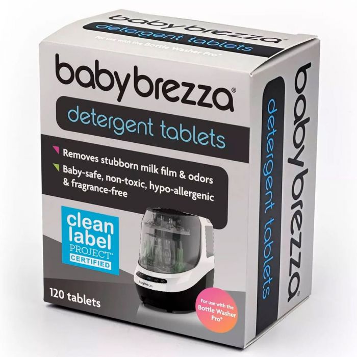Таблетки для мытья бутылочек в машинке Baby Brezza Bottle Washer Pro, 120 шт