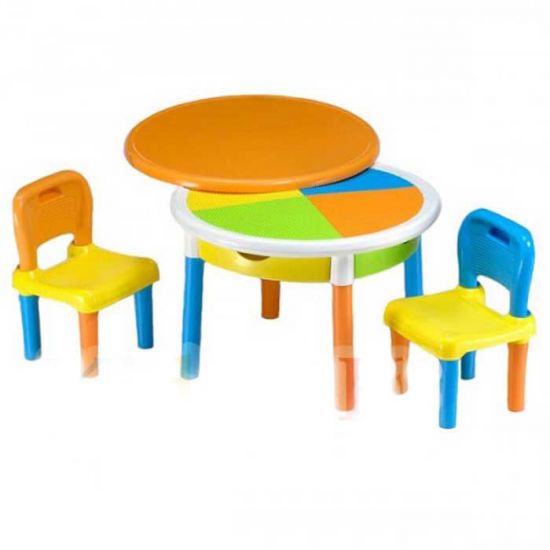 Круглый стол и два стула Tega Baby MT-002
