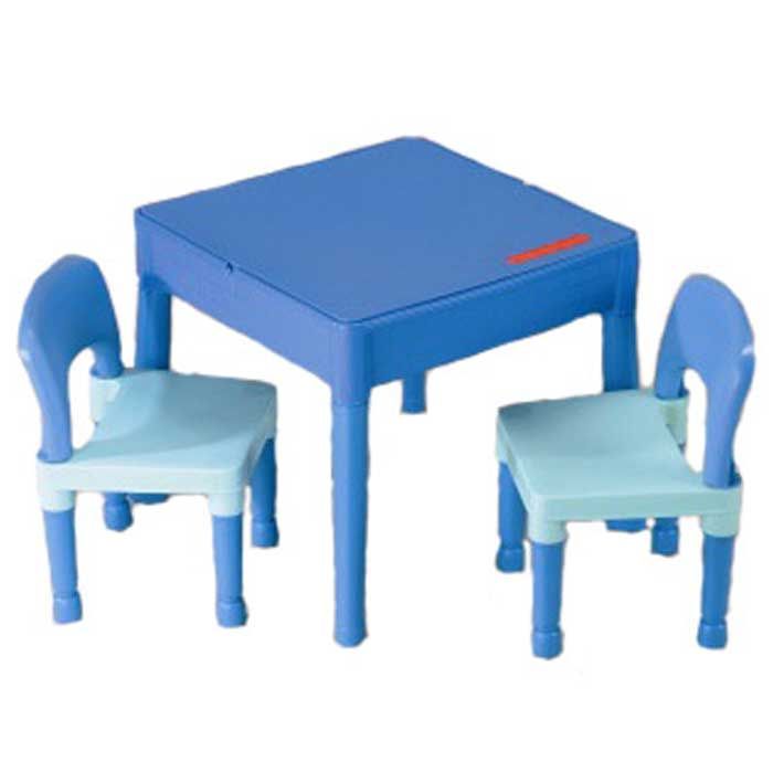 Столик і два стільчика Tega Building Block