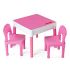 Столик і два стільчика Tega Building Block