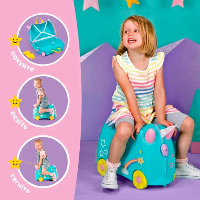 Детский чемодан для путешествий Trunki