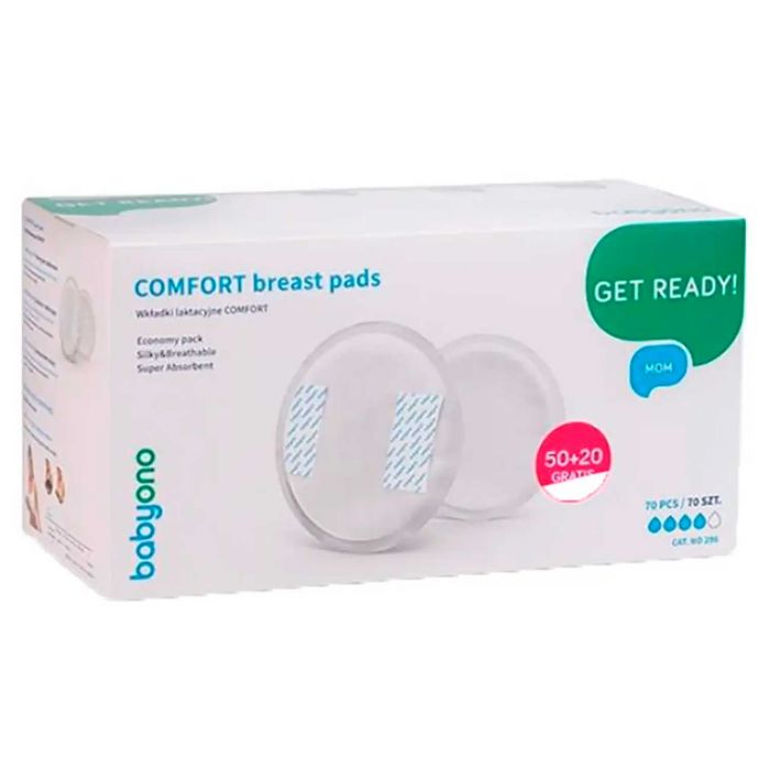 Вкладиші лактаційні BabyOno Comfort 70 шт