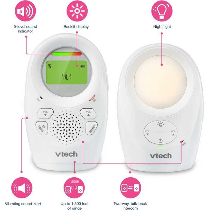Радіоняня з двостороннім зв'язком Vtech DM1211