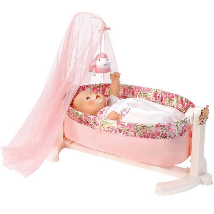 Колыбель с ночником для куклы Baby Annabell Zapf Creation 792865
