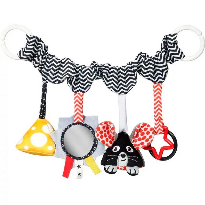 Развивающая игрушка-подвеска Мышонок и сыр BabyOno 797