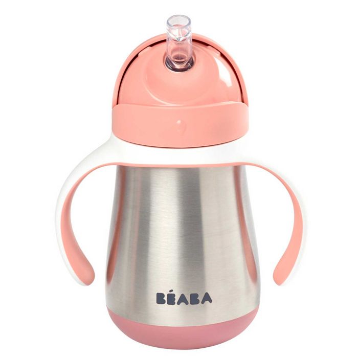 Поильник с трубочкой с нержавеющей стали Beaba 250 мл