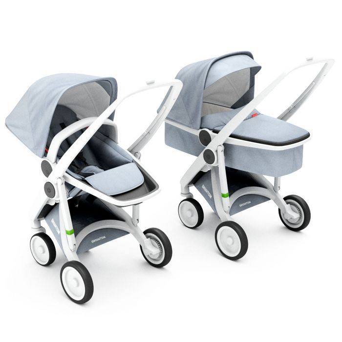 Универсальная коляска Greentom Upp 2 в 1 шасси White