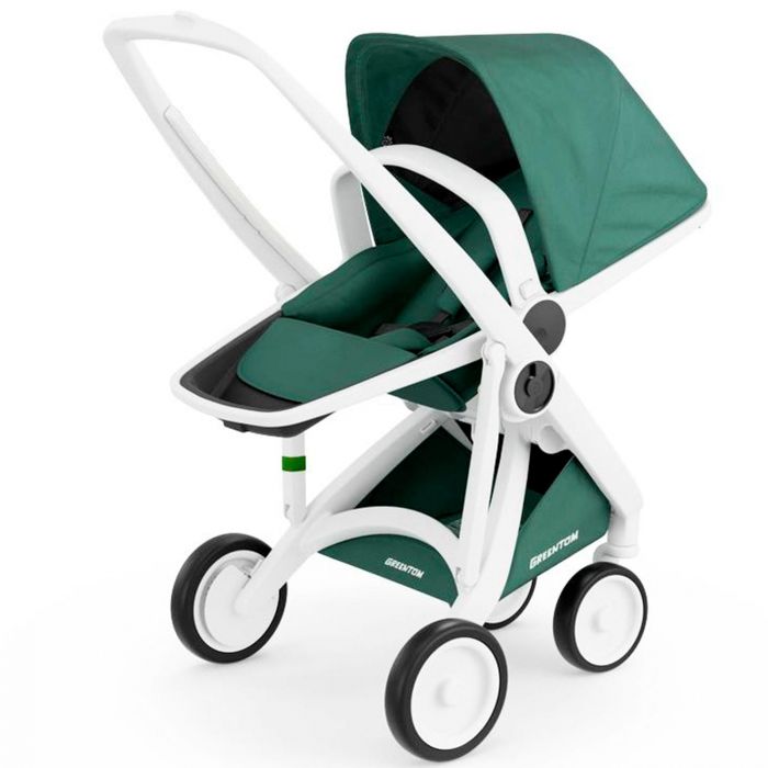 Прогулочная коляска Greentom Upp Reversible шасси White