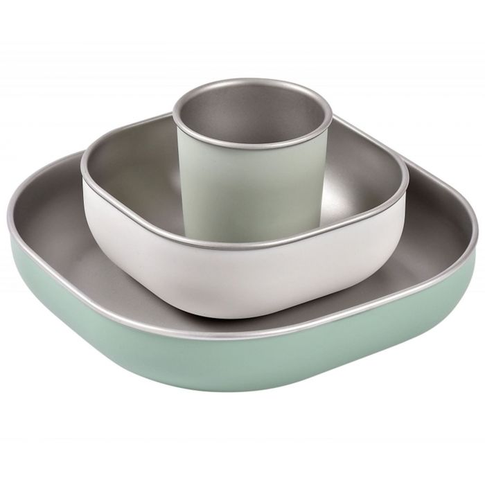 Набор металлической посуды Beaba 3 предмета