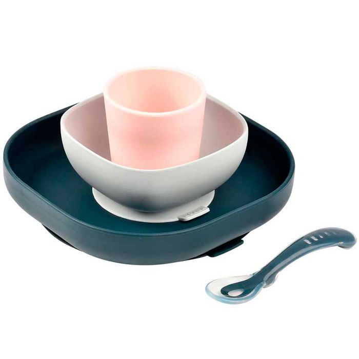 Набор силиконовой посуды Beaba 4 предмета