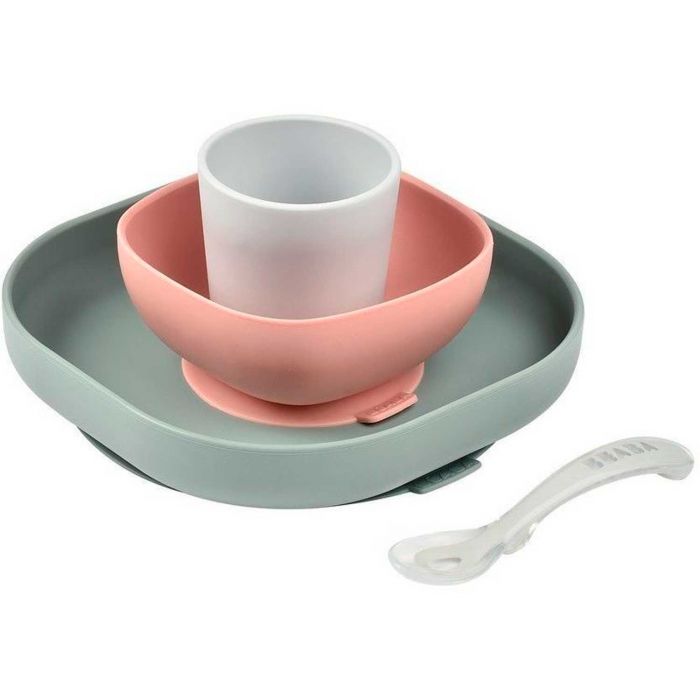 Набір силіконового посуду Beaba 4 предмети