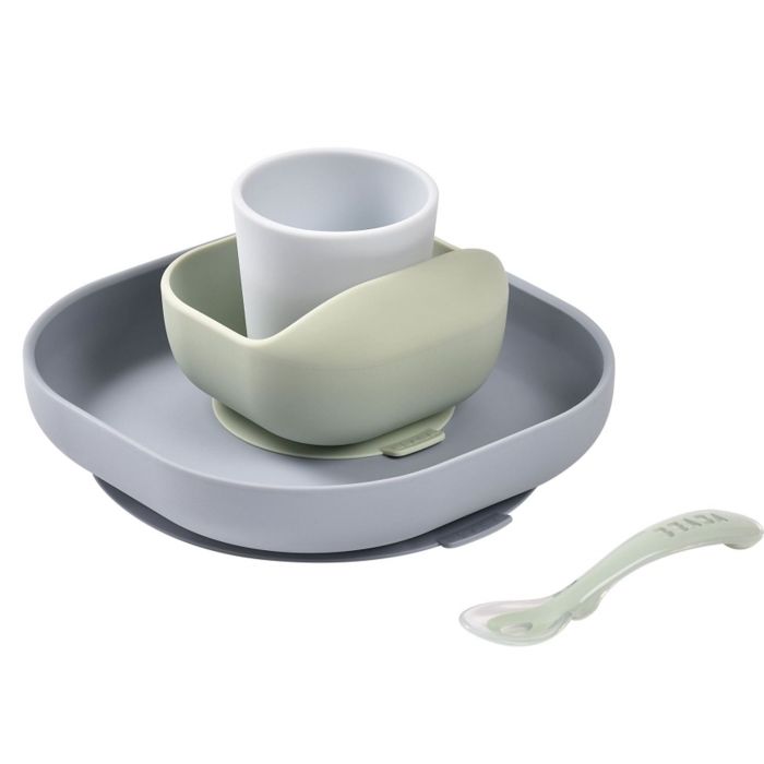 Набор силиконовой посуды Beaba 4 предмета