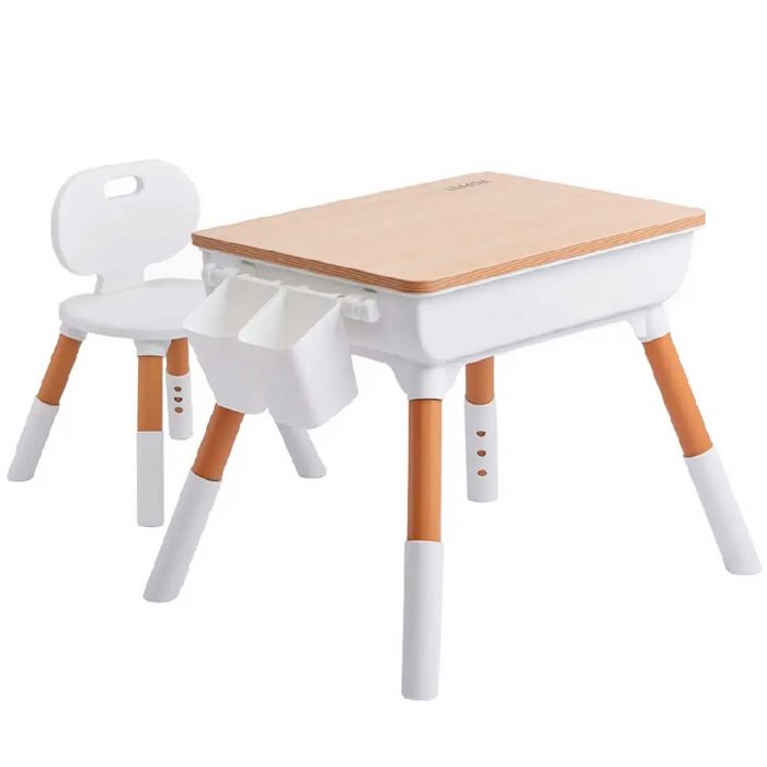 Детский столик и стульчик Poppet Мультивуд 3в1