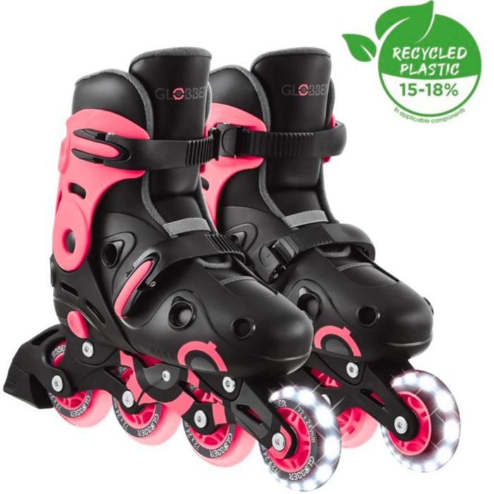 Роликовые коньки Globber Go Skates Lights 34-37 размер